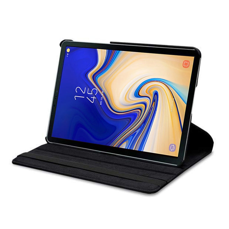 適用於三星Galaxy Tab S4 10.5 T830 / T835 荔枝紋左右開360度旋轉皮套 帶支架