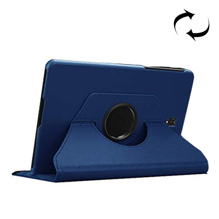 適用於三星Galaxy Tab S4 10.5 T830 / T835 荔枝紋左右開360度旋轉皮套 帶支架