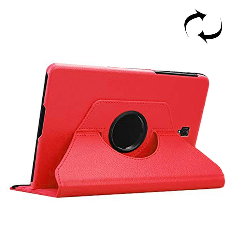 適用於三星Galaxy Tab S4 10.5 T830 / T835 荔枝紋左右開360度旋轉皮套 帶支架