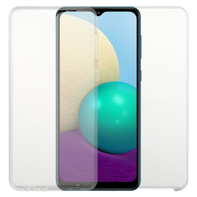 適用於三星 Galaxy A02 PC+TPU 超薄雙面全包透明手機殼