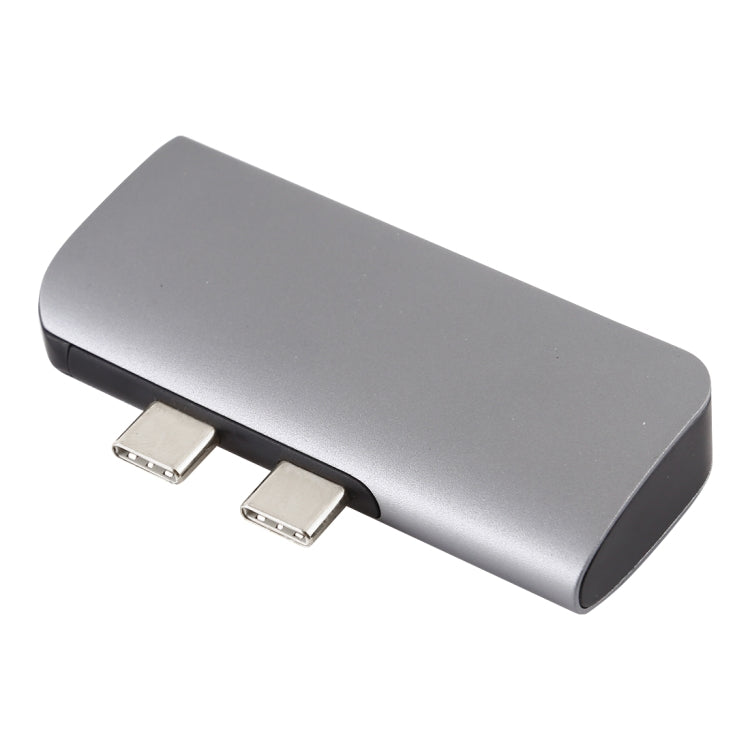 雙Type-C 轉 PD+USB3.0+HDMI多功能擴展塢