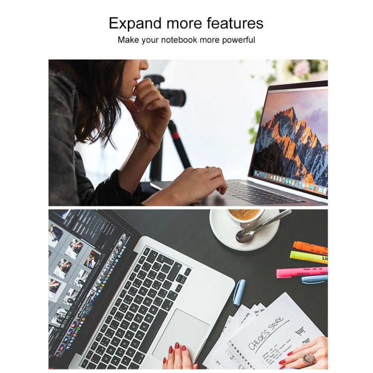 雙Type-C 轉 PD+USB3.0+HDMI多功能擴展塢