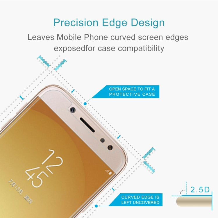 適用於三星 蓋樂世 J7  歐版 0.3mm厚度 2個裝 9H表面硬度 2.5D弧邊 非全屏鋼化玻璃保護膜