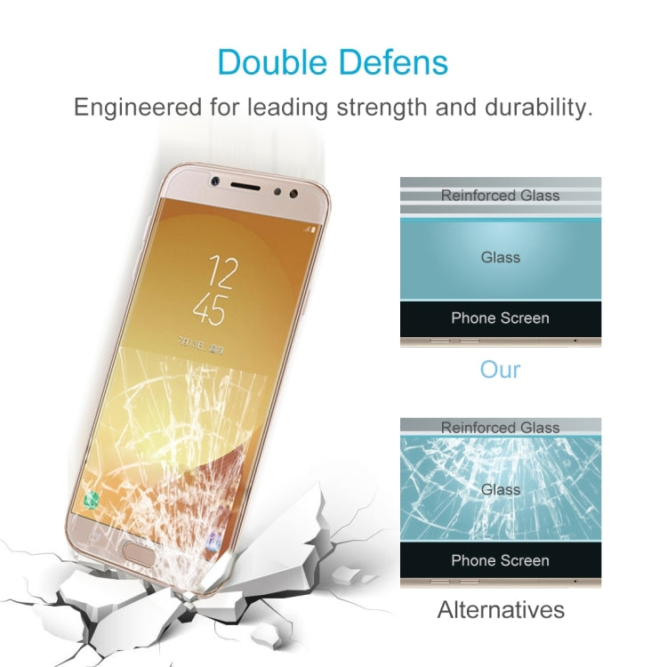 適用於三星 蓋樂世 J7  歐版 0.3mm厚度 2個裝 9H表面硬度 2.5D弧邊 非全屏鋼化玻璃保護膜