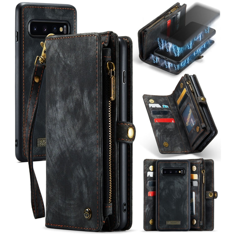 CaseMe-008 適用於三星Galaxy S10 可拆分多功能左右開手機皮套