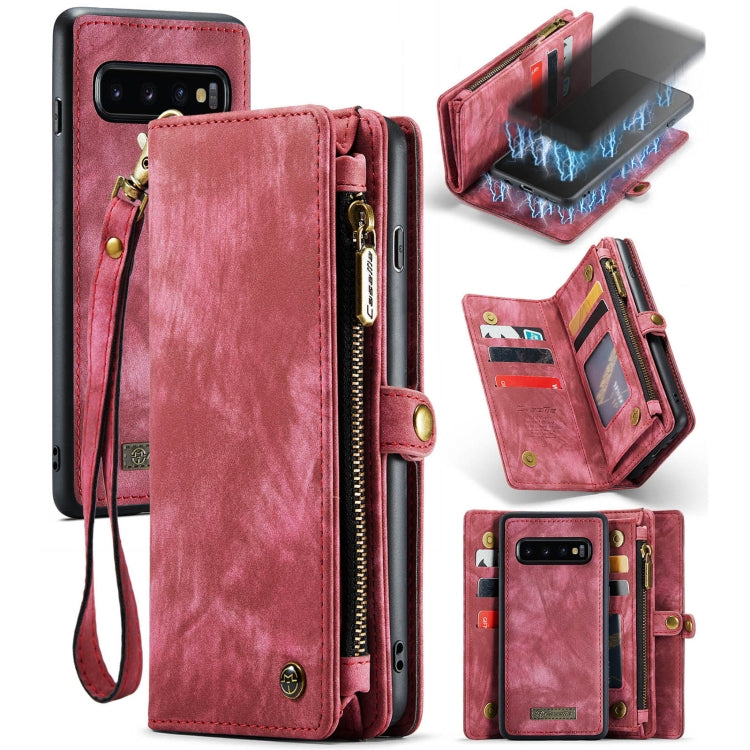 CaseMe-008 適用於三星Galaxy S10 可拆分多功能左右開手機皮套