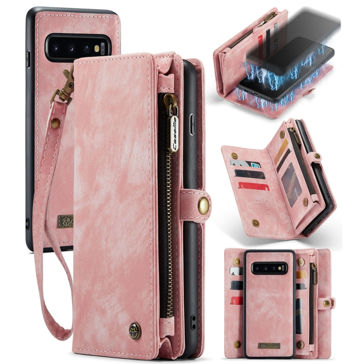 CaseMe-008 適用於三星Galaxy S10+ 可拆分多功能左右開手機皮套