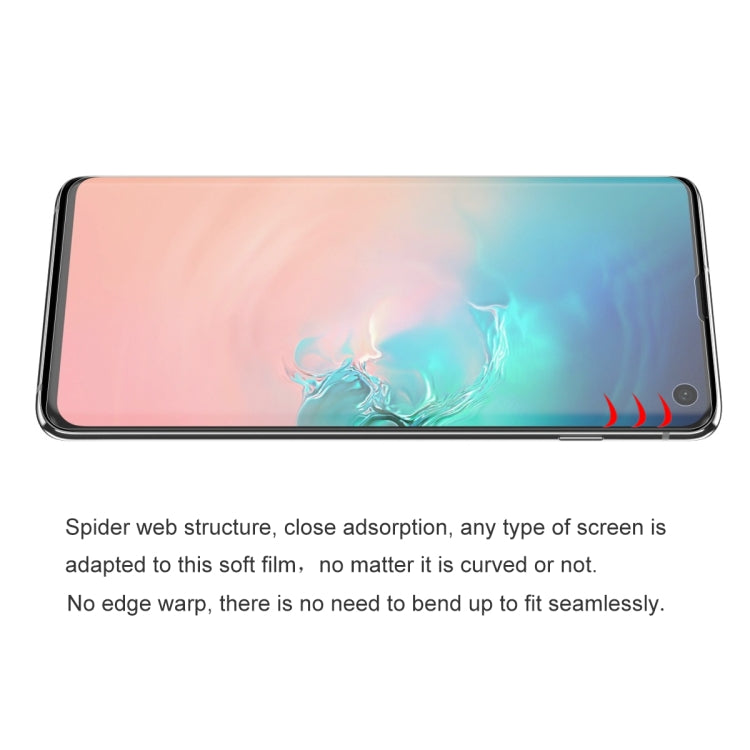 恩凱 草帽王子 適用於三星 蓋樂世S10 TPU+TPE+PET材質 0.1mm 3D全屏防爆軟膜 水凝膜