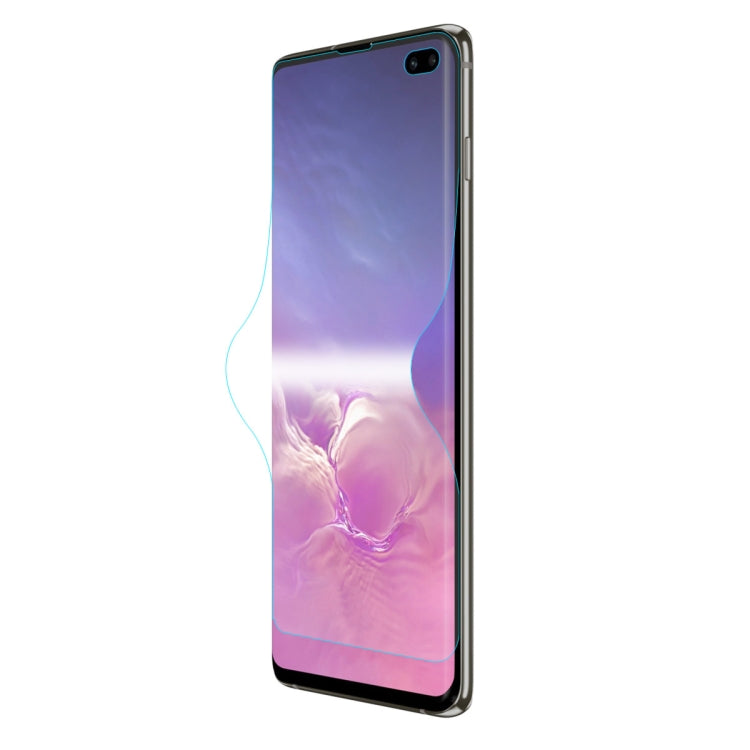 恩凱 草帽王子 適用於三星 蓋樂世S10+ TPU+TPE+PET材質 0.1mm 3D全屏防爆軟膜 水凝膜