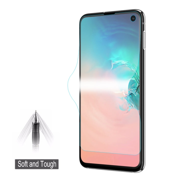 恩凱 草帽王子 適用於三星 蓋樂世S10e TPU+TPE+PET材質 0.1mm 3D全屏防爆軟膜 水凝膜