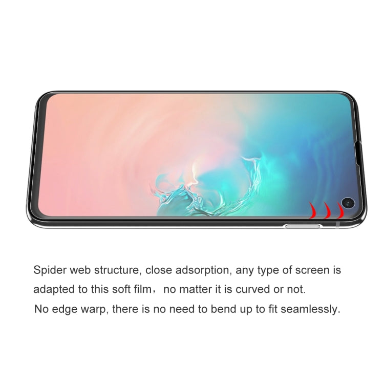 恩凱 草帽王子 適用於三星 蓋樂世S10e TPU+TPE+PET材質 0.1mm 3D全屏防爆軟膜 水凝膜