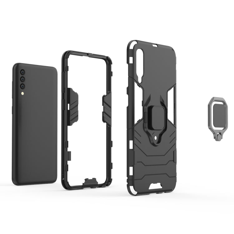 適用於三星 Galaxy A50 PC + TPU磁吸指環支架防摔保護殼