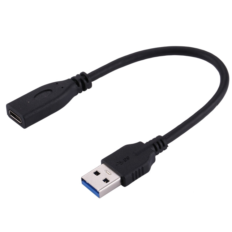 USB 3.0公頭轉Type-C 3.1母頭 適配線，線長：約20厘米