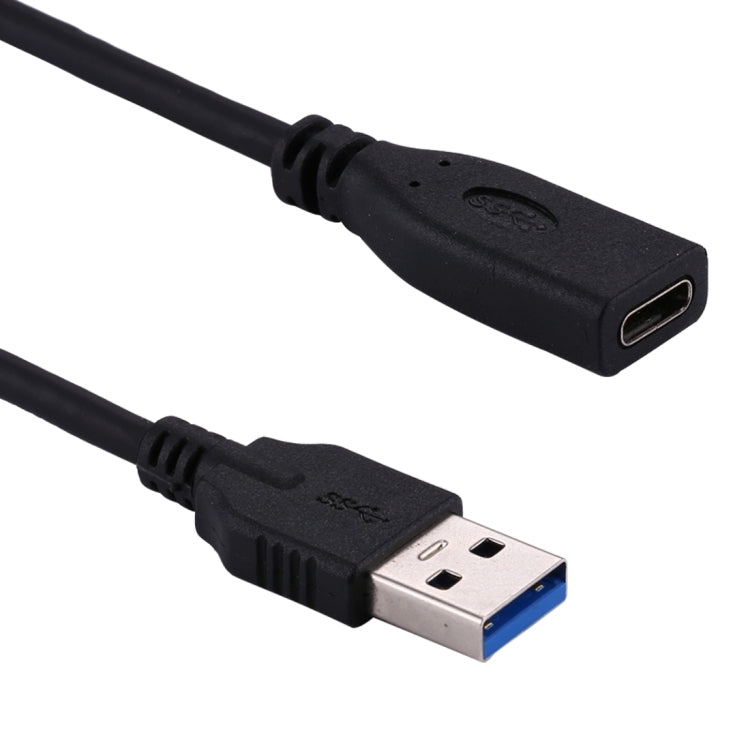 USB 3.0公頭轉Type-C 3.1母頭 適配線，線長：約20厘米