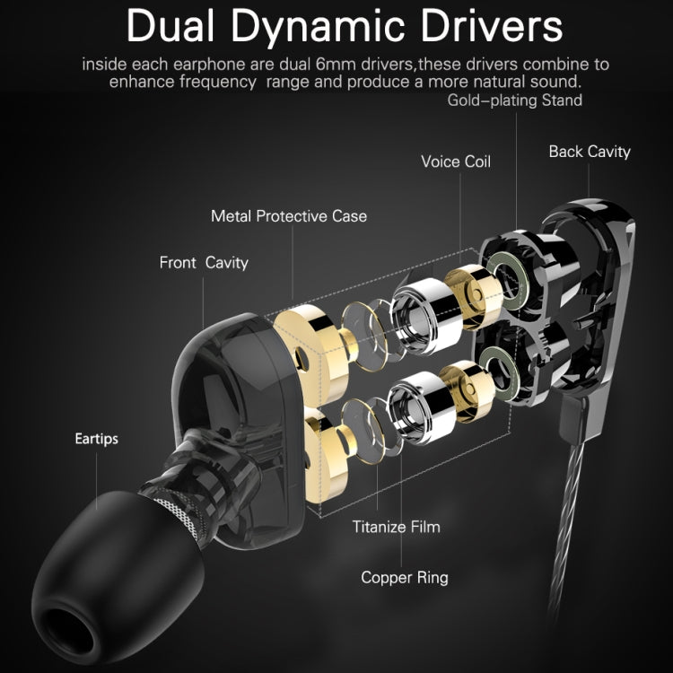 Langsdom 雙動圈線控帶麥耳機