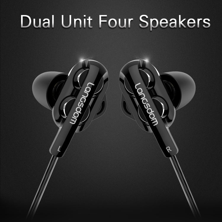 Langsdom 雙動圈線控帶麥耳機