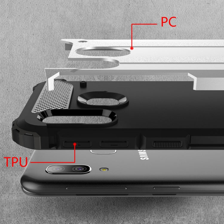 適用於三星 Galaxy A20e 金剛鐵甲殼 TPU+PC組合殼