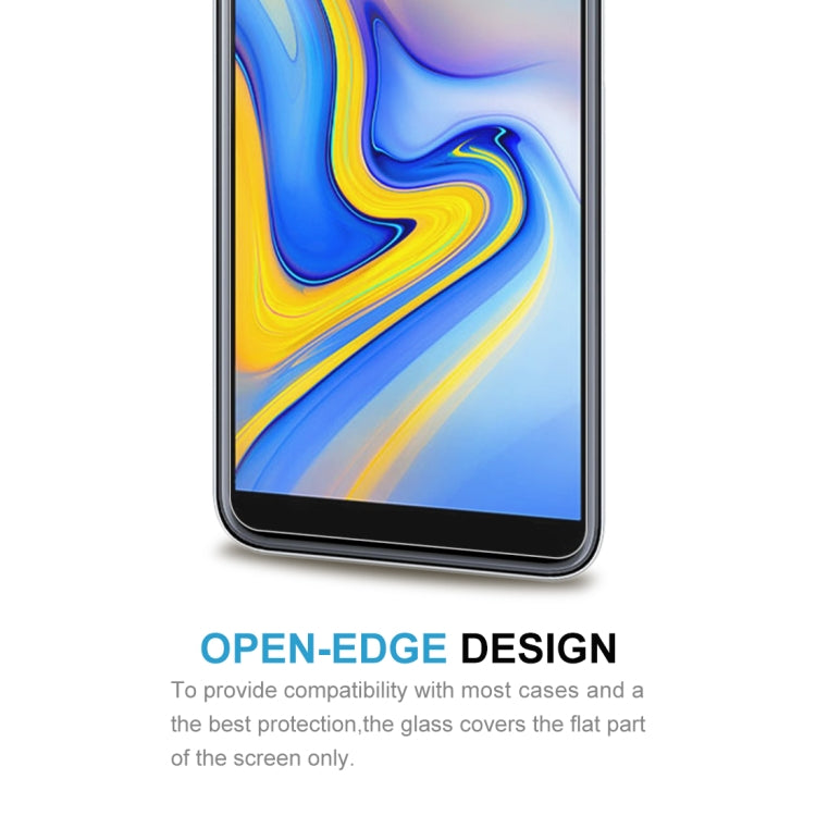 10 PCS 適用於三星 蓋樂世J6  0.26mm厚度 9H 2.5D弧邊鋼化玻璃膜