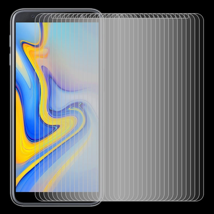 50 PCS 適用於三星 蓋樂世J6  0.26mm厚度 9H 2.5D弧邊鋼化玻璃膜