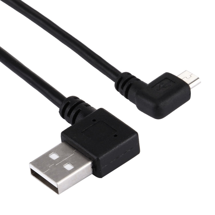 USB 2.0 公頭彎角轉 Micro USB公頭彎角 數據充電線, 線長20厘米