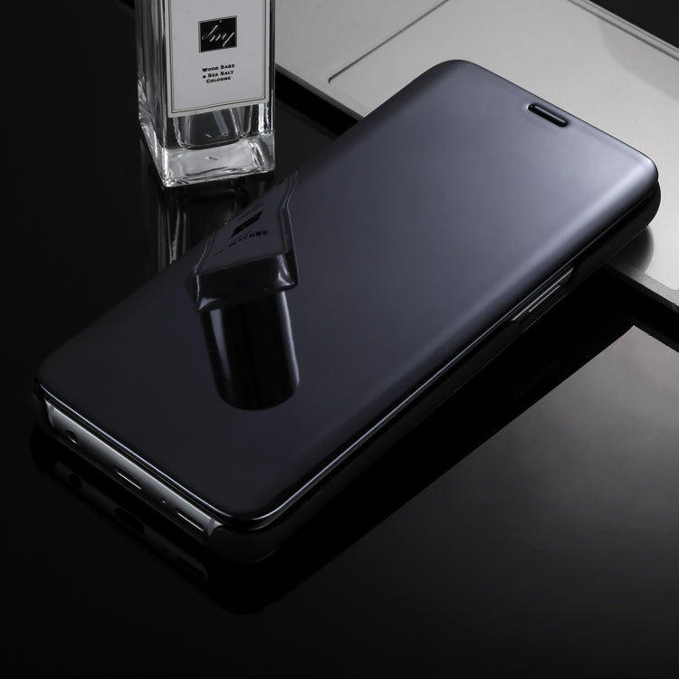 適用於三星Galaxy S9+ 電鍍鏡面左右開保護皮套帶支架