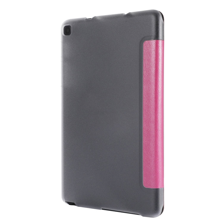 適用於三星Galaxy Tab P200  蠶絲紋左右開皮套帶3折支架