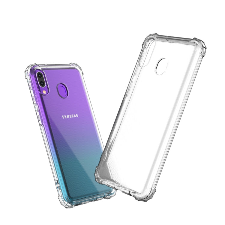 適用於三星 Galaxy M20 防摔透明TPU保護軟殼
