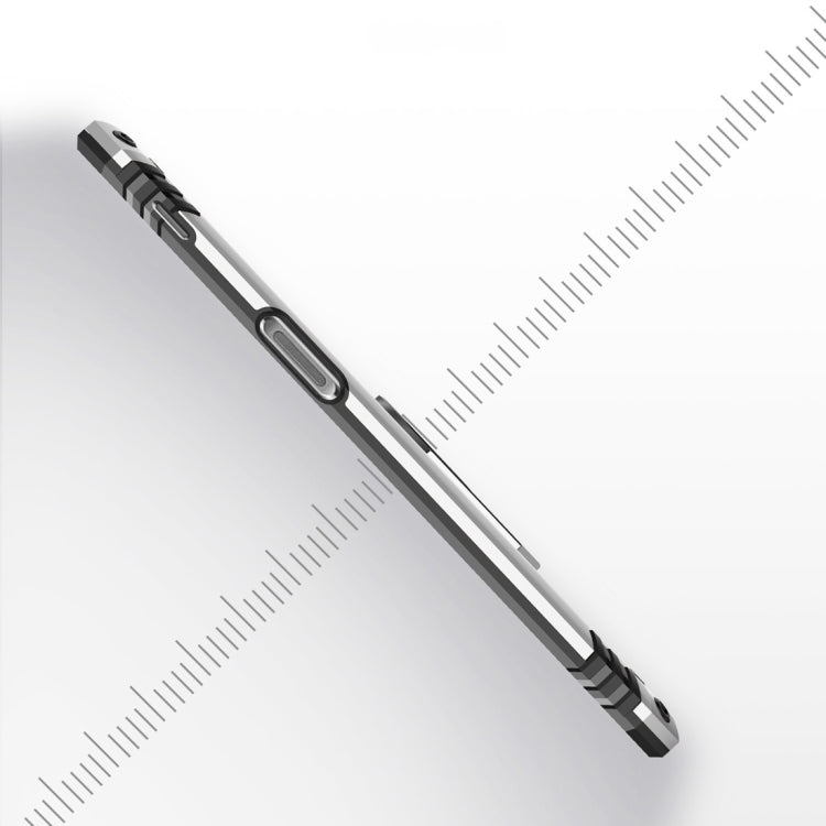適用於三星 Galaxy J6 Plus TPU + PC盔甲防摔保護殼，帶360度旋轉支架