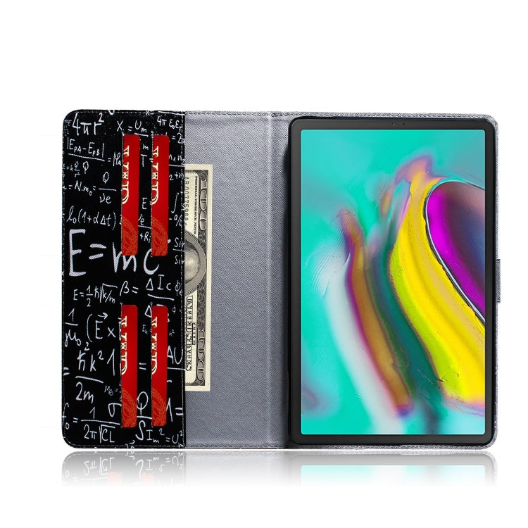 適用於三星 Galaxy Tab S5E T720 / T725  公式圖案左右開皮套 帶支架&卡槽&錢包