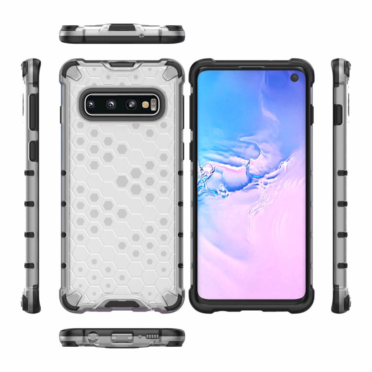 適用於三星 Galaxy S10 PC+TPU蜂巢防摔保護殼