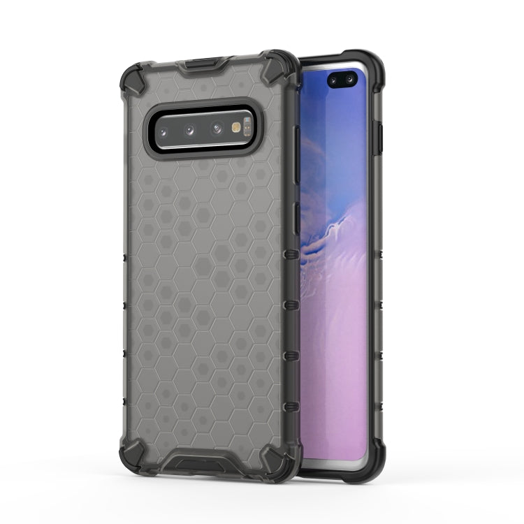 適用於三星 Galaxy S10+ PC+TPU蜂巢防摔保護殼