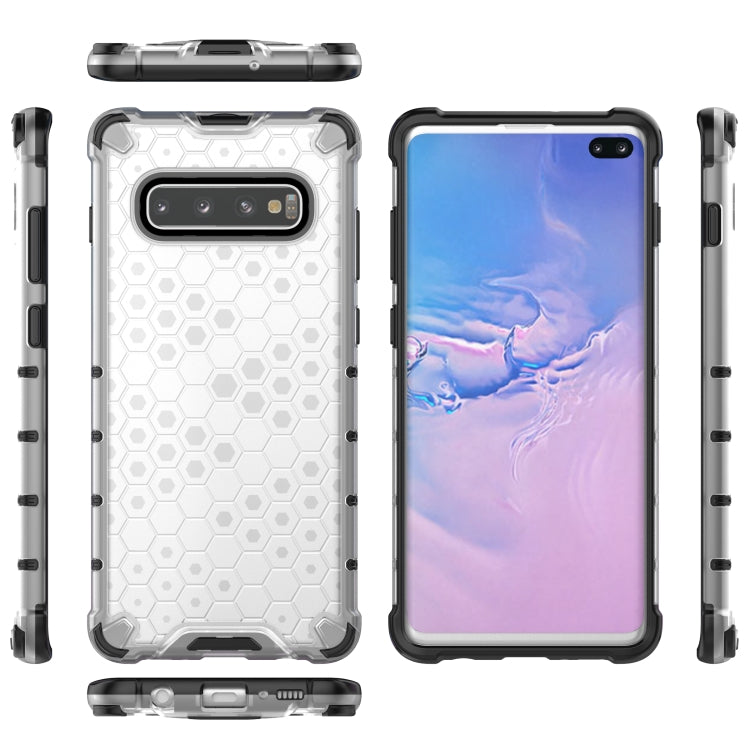 適用於三星 Galaxy S10+ PC+TPU蜂巢防摔保護殼