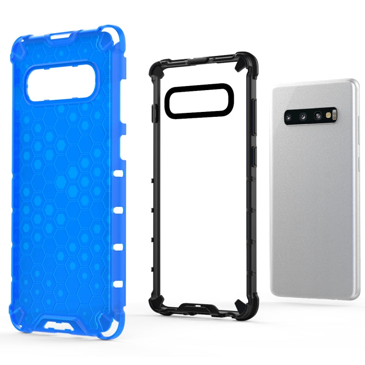 適用於三星 Galaxy S10+ PC+TPU蜂巢防摔保護殼