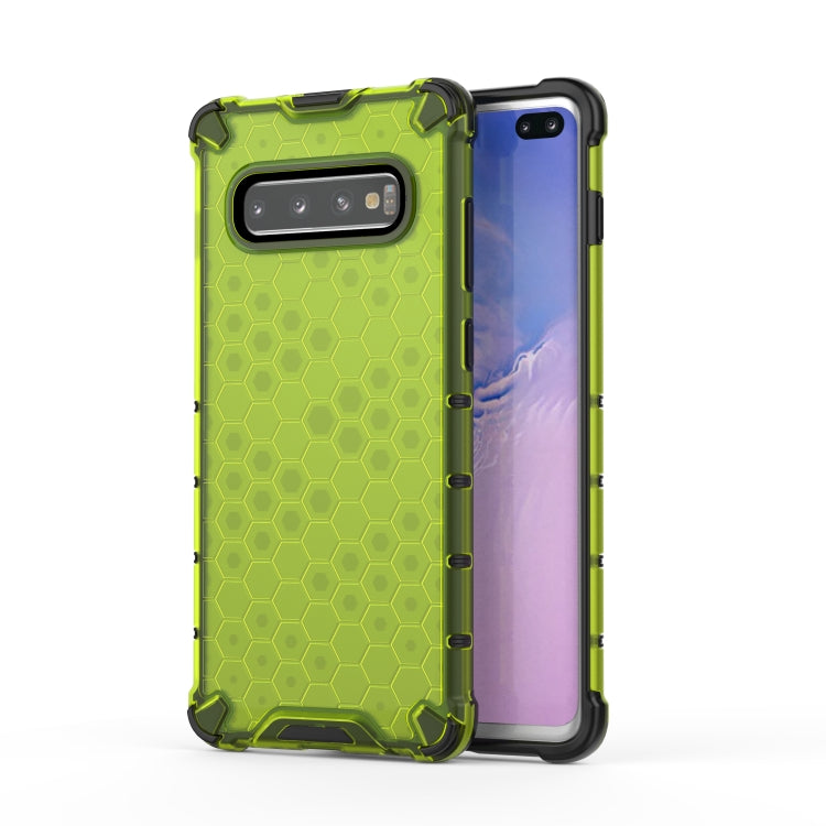 適用於三星 Galaxy S10+ PC+TPU蜂巢防摔保護殼