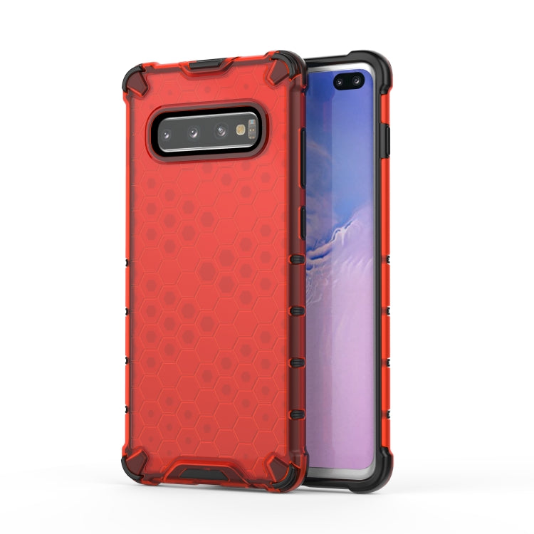 適用於三星 Galaxy S10+ PC+TPU蜂巢防摔保護殼