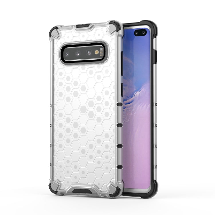 適用於三星 Galaxy S10+ PC+TPU蜂巢防摔保護殼