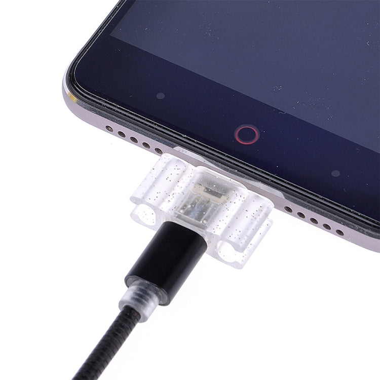 2A Micro USB + Type-C 轉 USB 軟管數據充電線 線長：24厘米