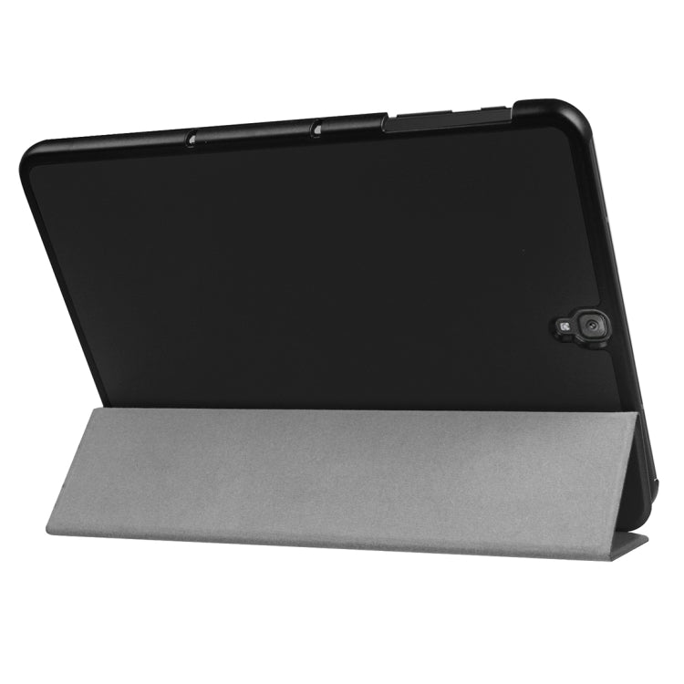 適用於三星Galaxy Tab S3 T820 / T825 9.7英寸 卡斯特紋左右翻蓋皮套 帶三折支架