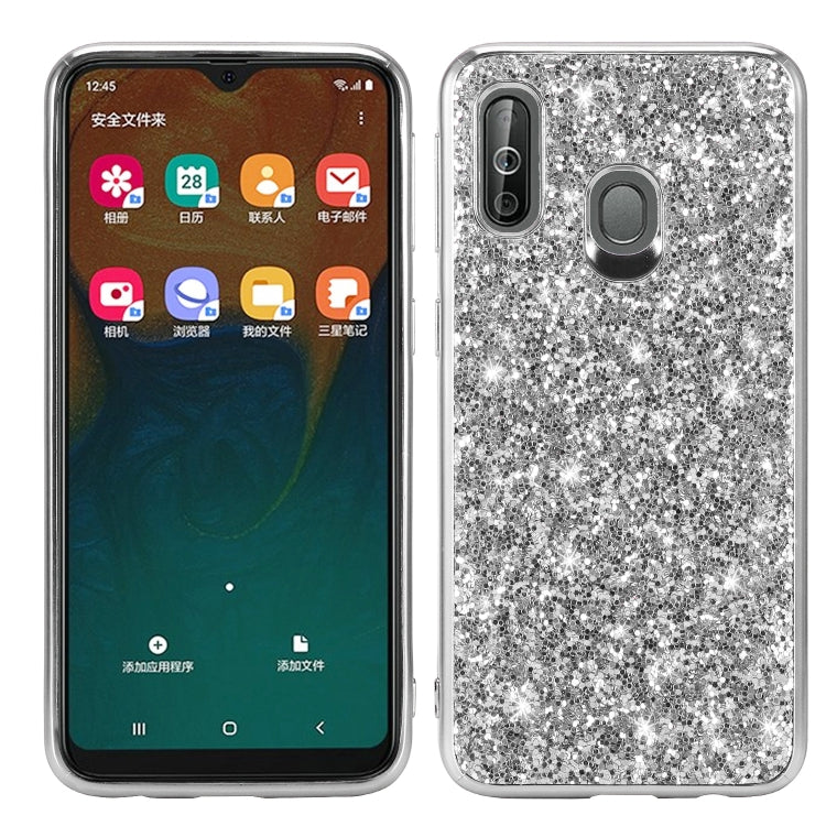 適用於三星 Galaxy A40 閃粉TPU防摔手機保護殼