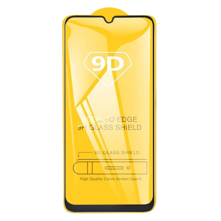 25 PCS 適用於Galaxy A10s 9D 絲印二強 全屏鋼化玻璃膜