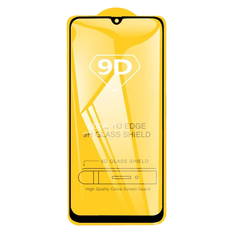 適用於Galaxy A50s 9D 絲印二強 全屏鋼化玻璃膜