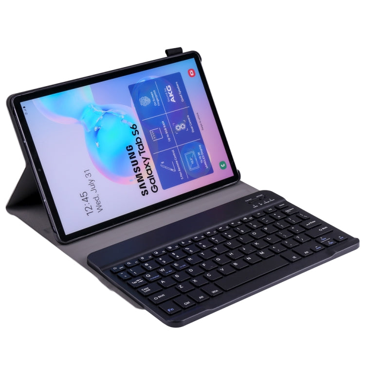 A860 適用於三星 Galaxy Tab S6 10.5寸 T860 / T865 可拆卸藍牙平板鍵盤皮套帶可放筆鬆緊帶