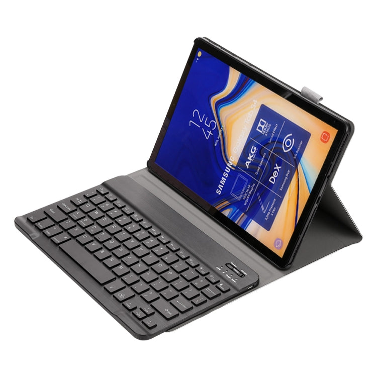 ST830S 適用於三星 Galaxy Tab S4 10.5 inch T830 / T835 藍牙3.0細羊紋PU皮ABS可拆分七色背光藍牙平板鍵盤皮套帶筆槽&支架功能