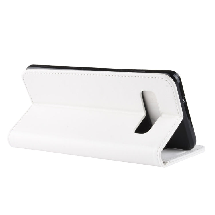 適用於三星Galaxy S10+ R64紋單折邊左右開皮套 帶支架&卡槽&錢包