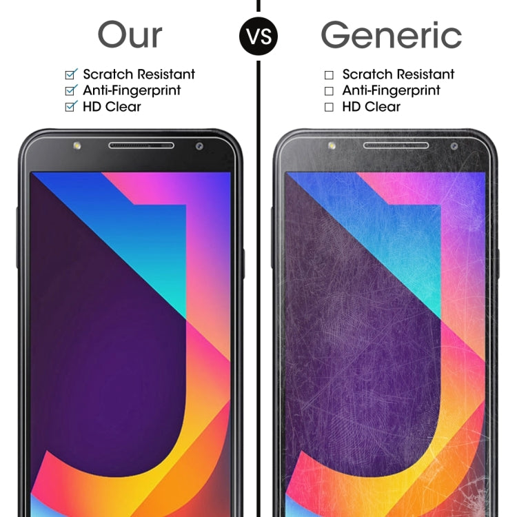 10 PCS 適用於三星 蓋樂世J7 Neo / J701 0.26mm厚度 9H 2.5D弧邊鋼化玻璃膜