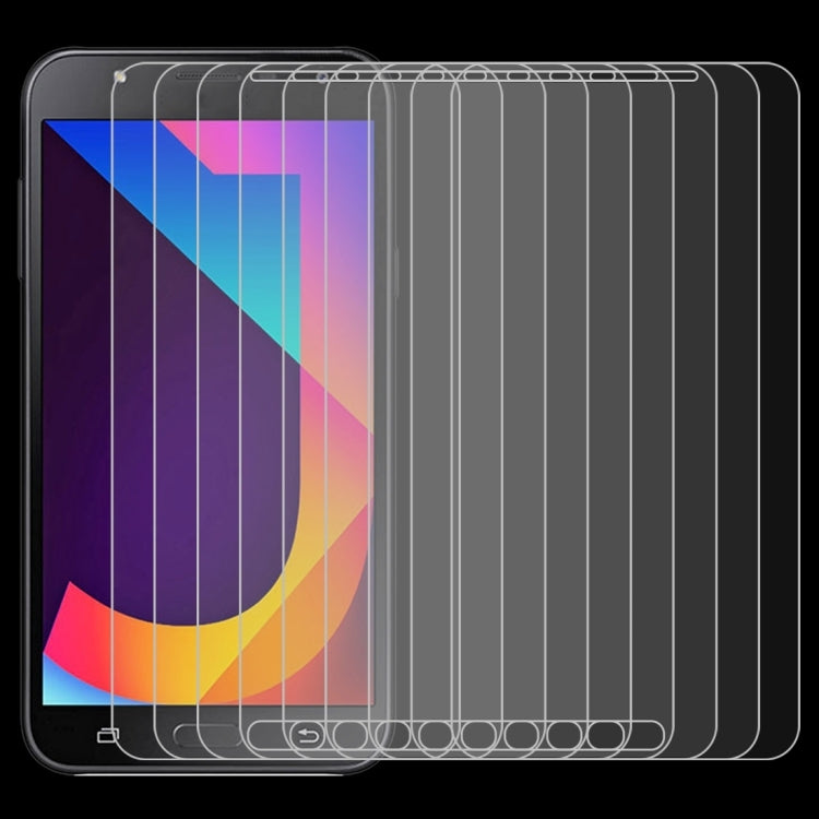 10 PCS 適用於三星 蓋樂世J7 Neo / J701 0.26mm厚度 9H 2.5D弧邊鋼化玻璃膜