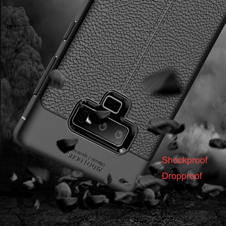 適用於三星 Galaxy Note 9 皮紋 TPU 防摔保護殼