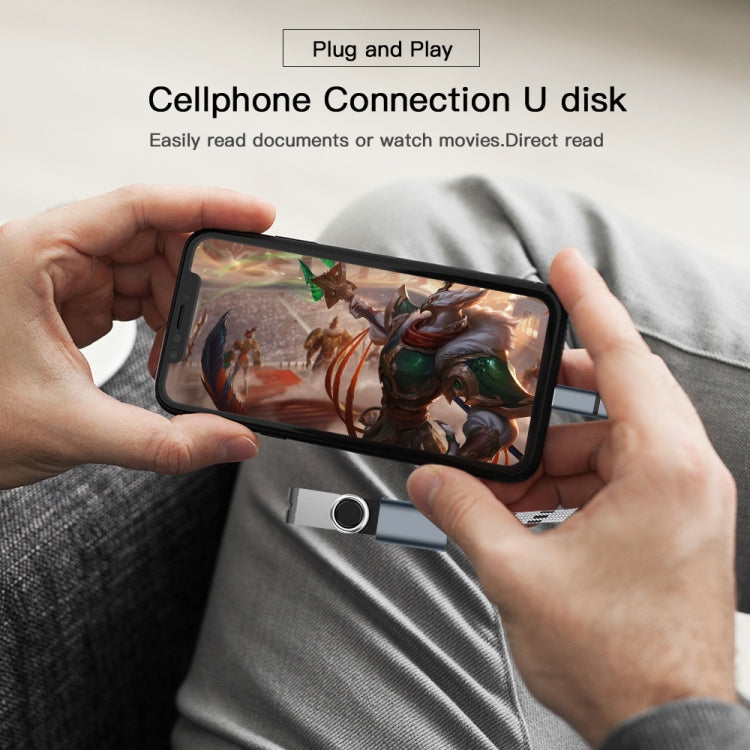 USB 3.0母頭轉Micro USB+Type-C公頭 一拖二 充電+傳輸 OTG尼龍編織轉接線，線長：17cm