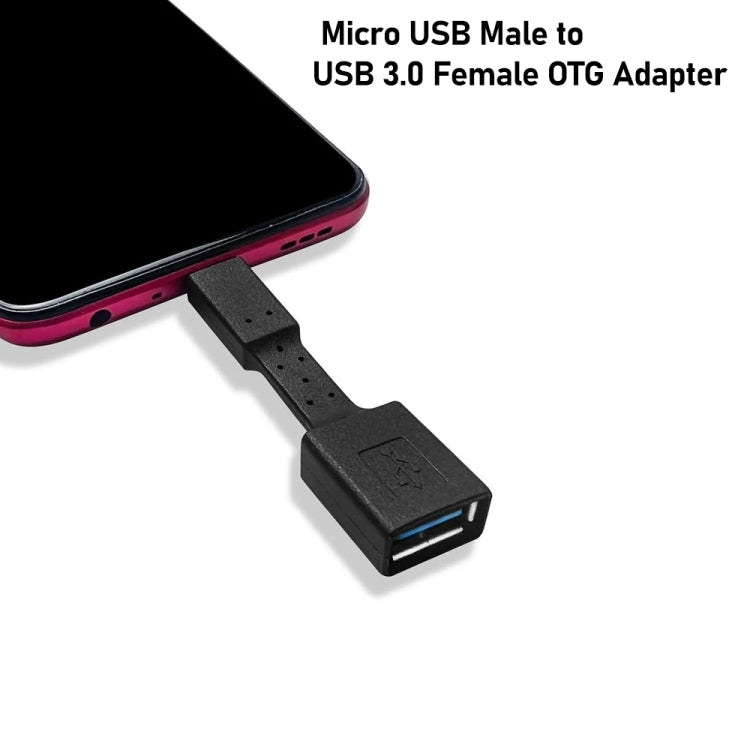 5個一賣 Micro USB公頭轉USB 3.0母頭 OTG適配器