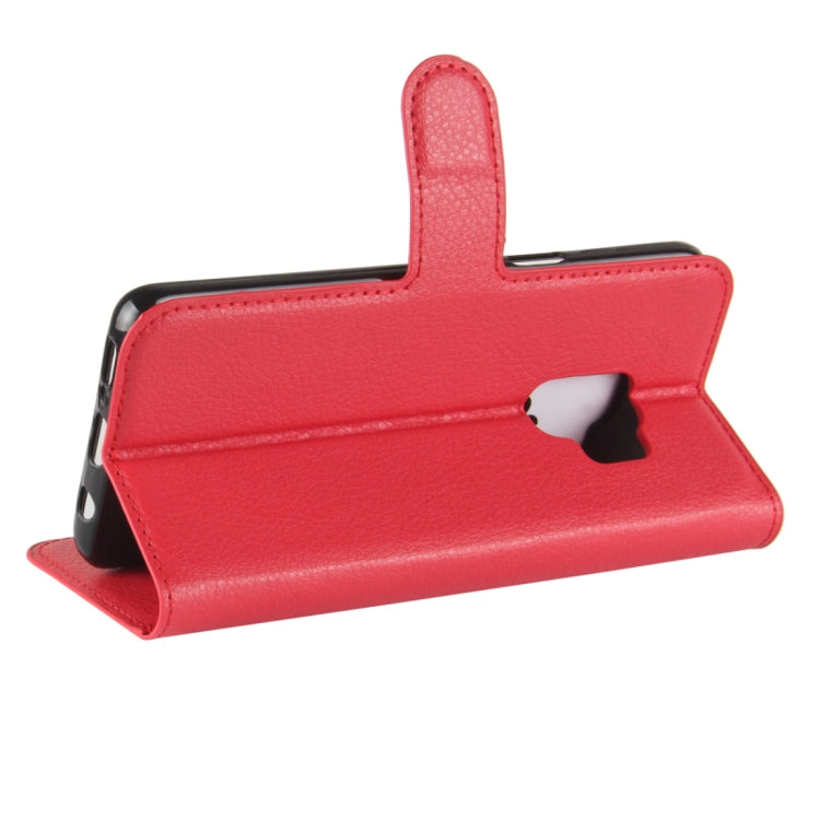 適用於三星Galaxy S9 荔枝紋左右開皮套 帶支架&卡槽&錢包